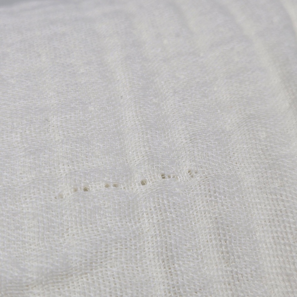 NWT QUINCE Organic Airy Gauze Dream Quilt King/Cal King Ivory 6934 - Picture 11 of 12